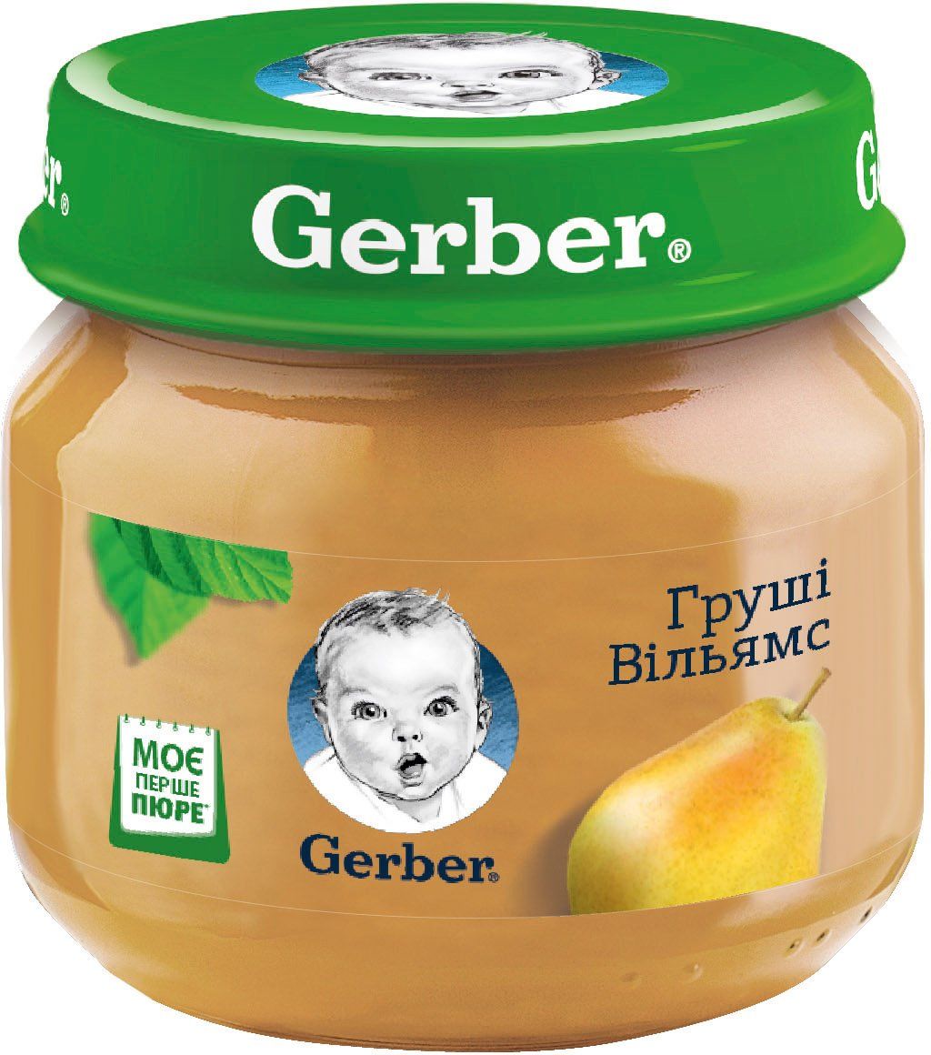 Пюре "Груші Вільямс" 80 г, Gerber