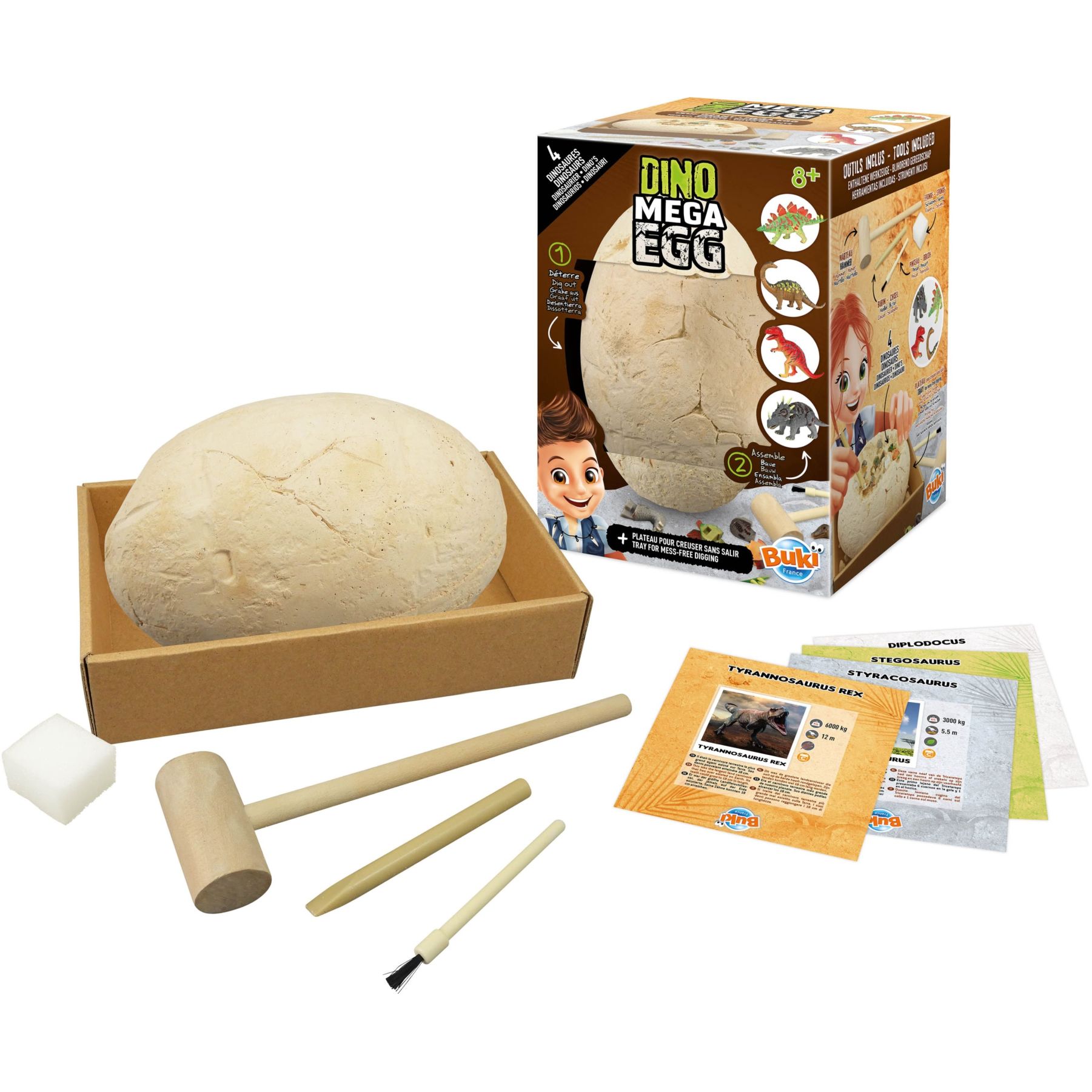 Іграшка для імітації розкопок Dino Mega Egg - Мега яйце