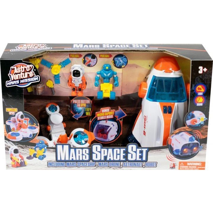 Игровой набор MARS SPACE SET/ КОСМИЧЕСКИЙ НАБОР "ВЫСАДКА НА МАРСЕ"