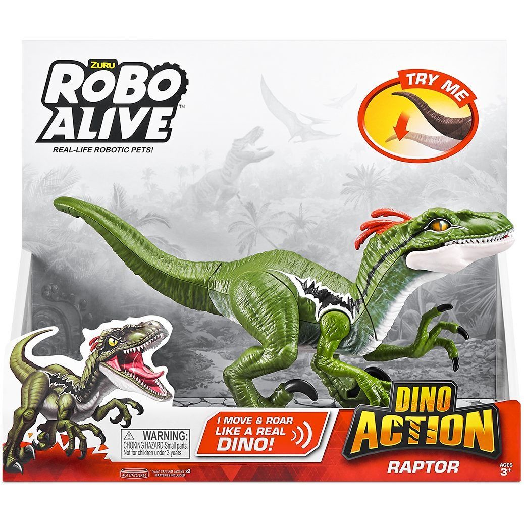 Інтерактивна іграшка ROBO ALIVE серії "Dino Action" - РАПТОР