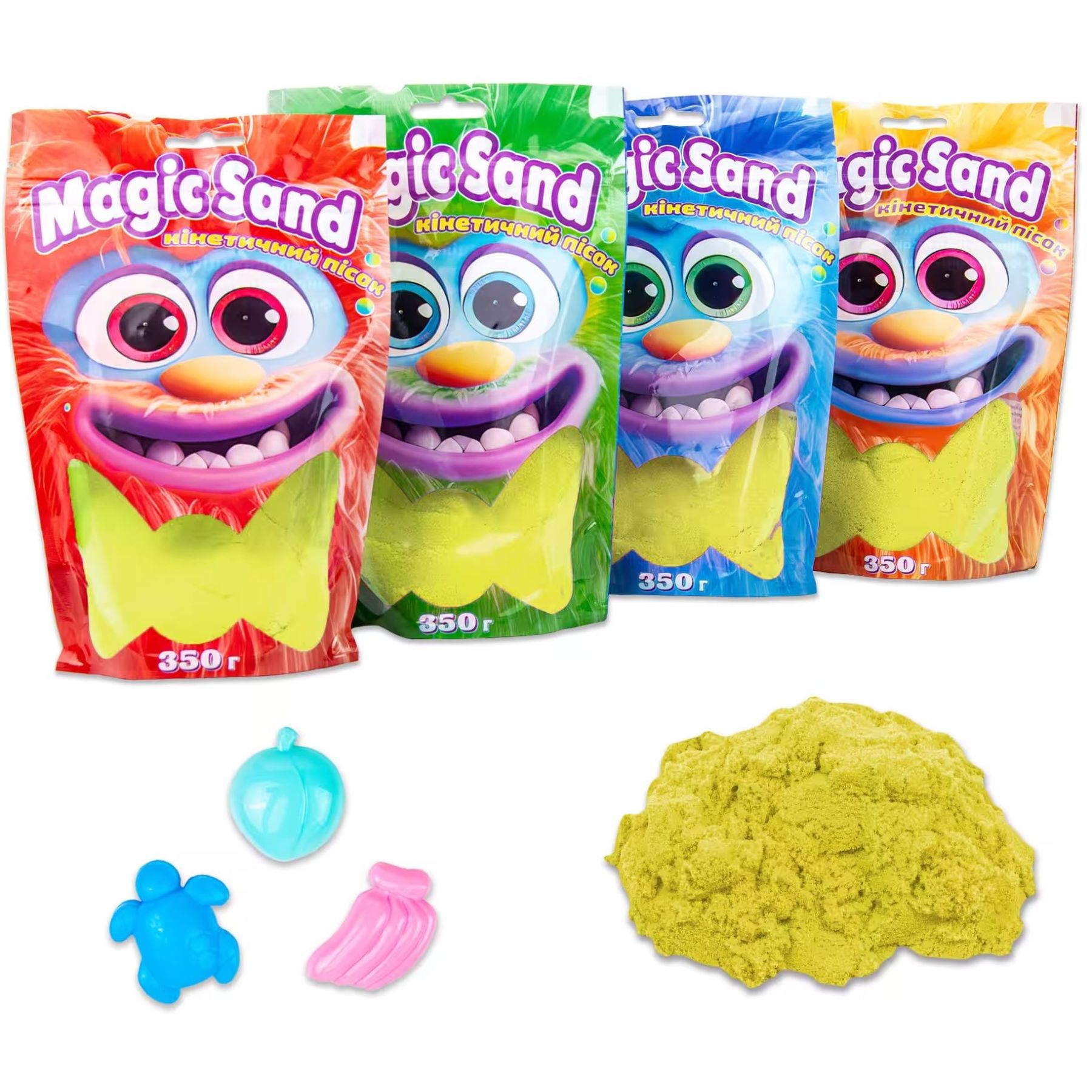 Magic sand в пакеті 39402-5 жовтий, 0,350 кг