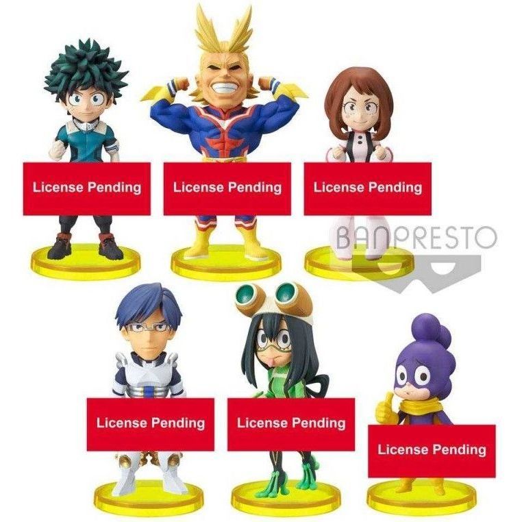 Колекційна фігурка My Hero Academia - World Collectable ChiBi Figure vol.1 (6 видів, в диспл),7см