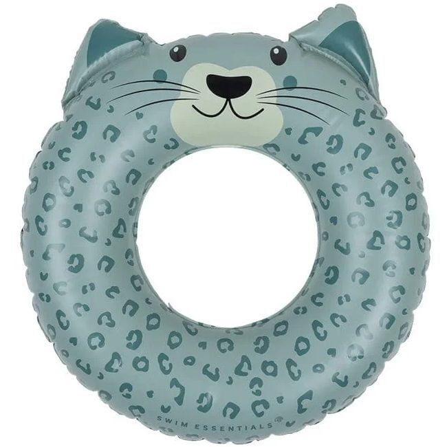 Круг для плавання 55 см  Animal Green Leopard