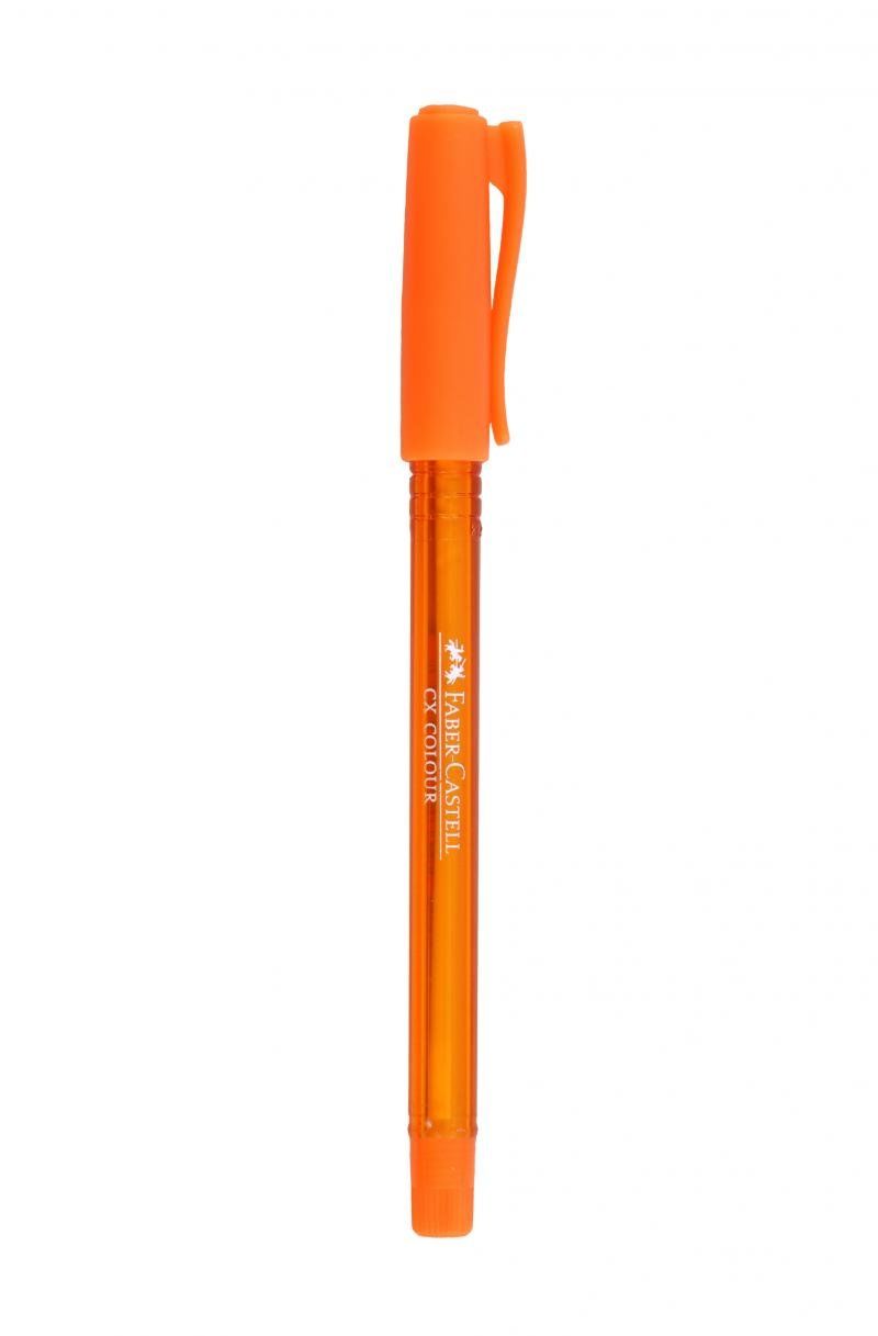 247015 Кулькова ручка Faber-Castell CX 1 ММ ПОМАРАНЧЕВА