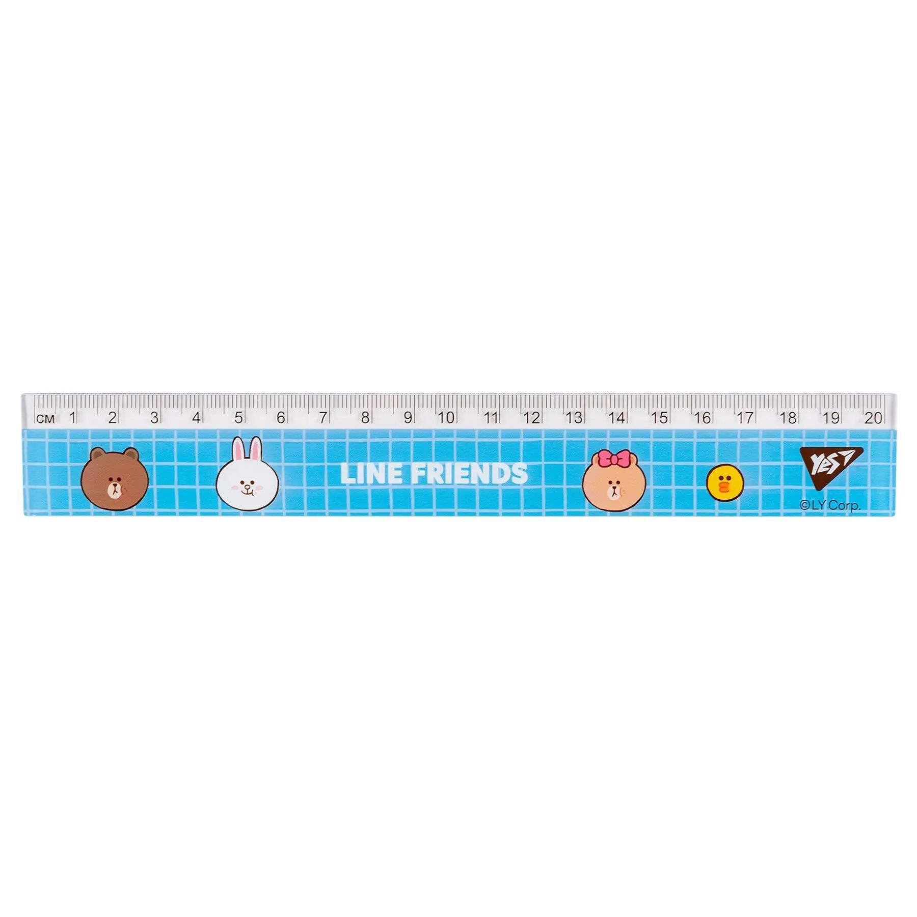 Лінійка Yes 20 см "Line Friends"
