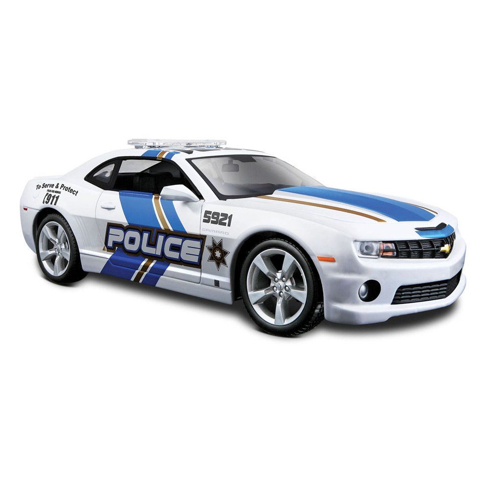 Автомодель "2010 Chevrolet Camaro SS RS Police" білий, М1:24