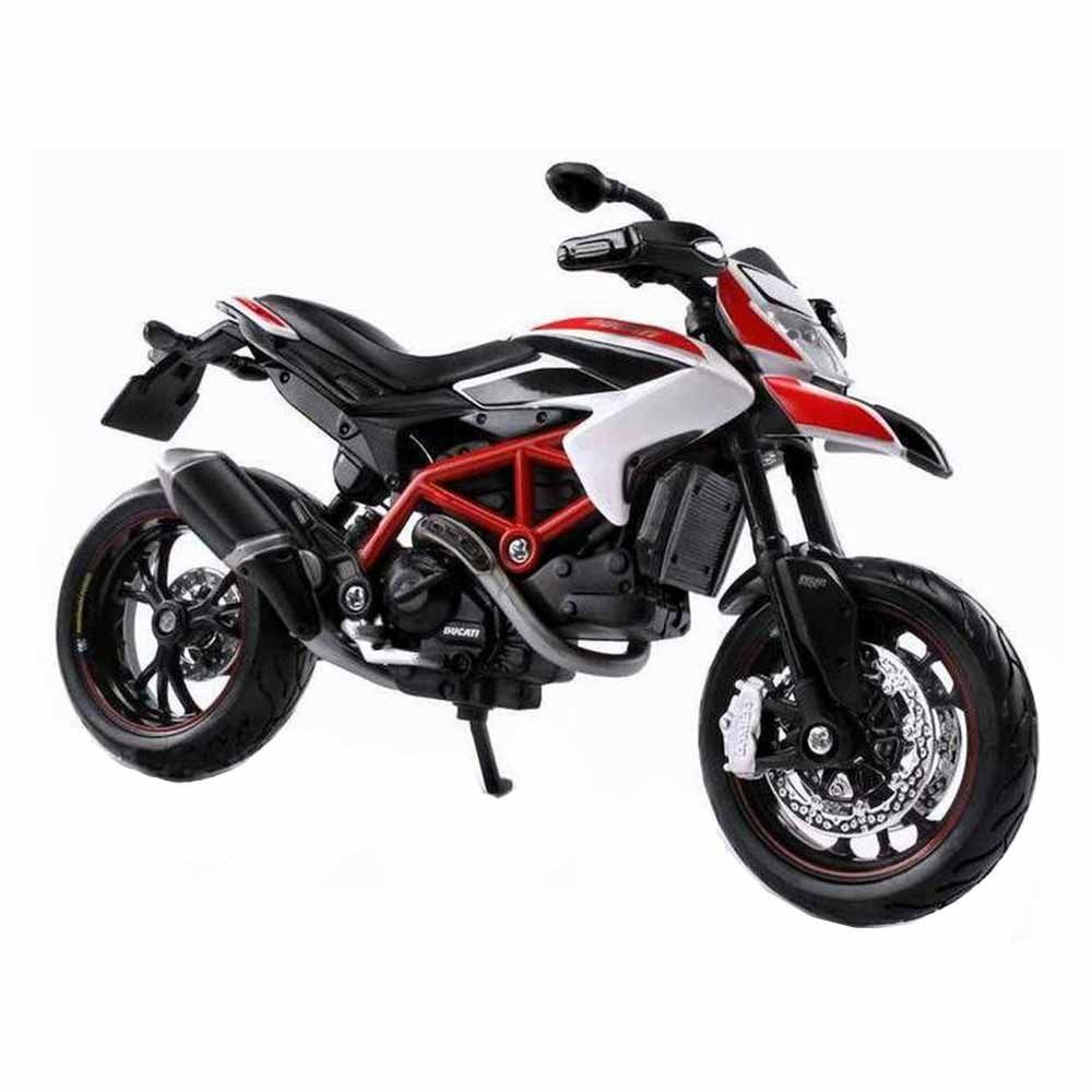 Модель мотоцикла "Ducati 2013 Hypermotard SP" white, М1:12