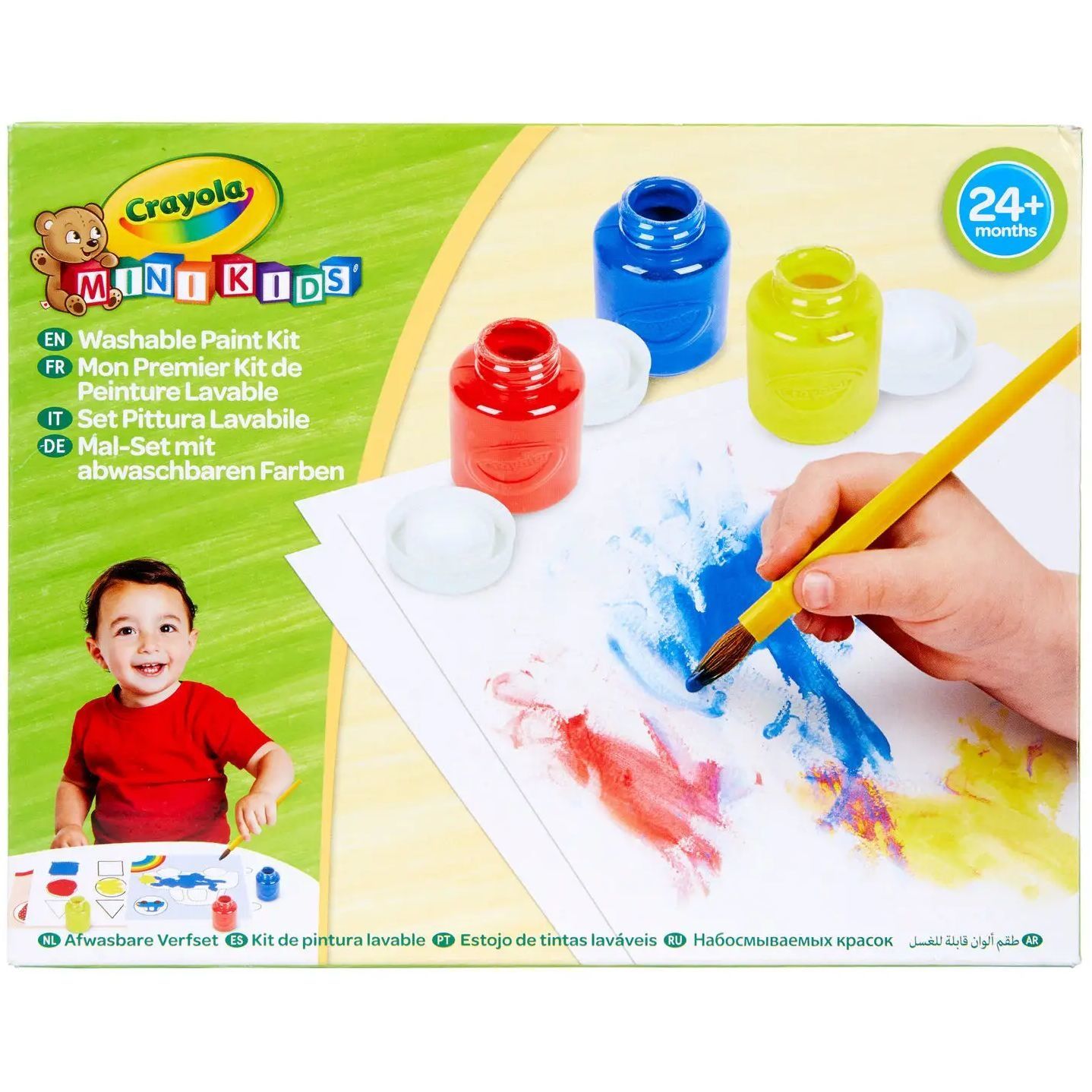 CRAYOLA Mini Kids Набір для малювання фарбами (washable)