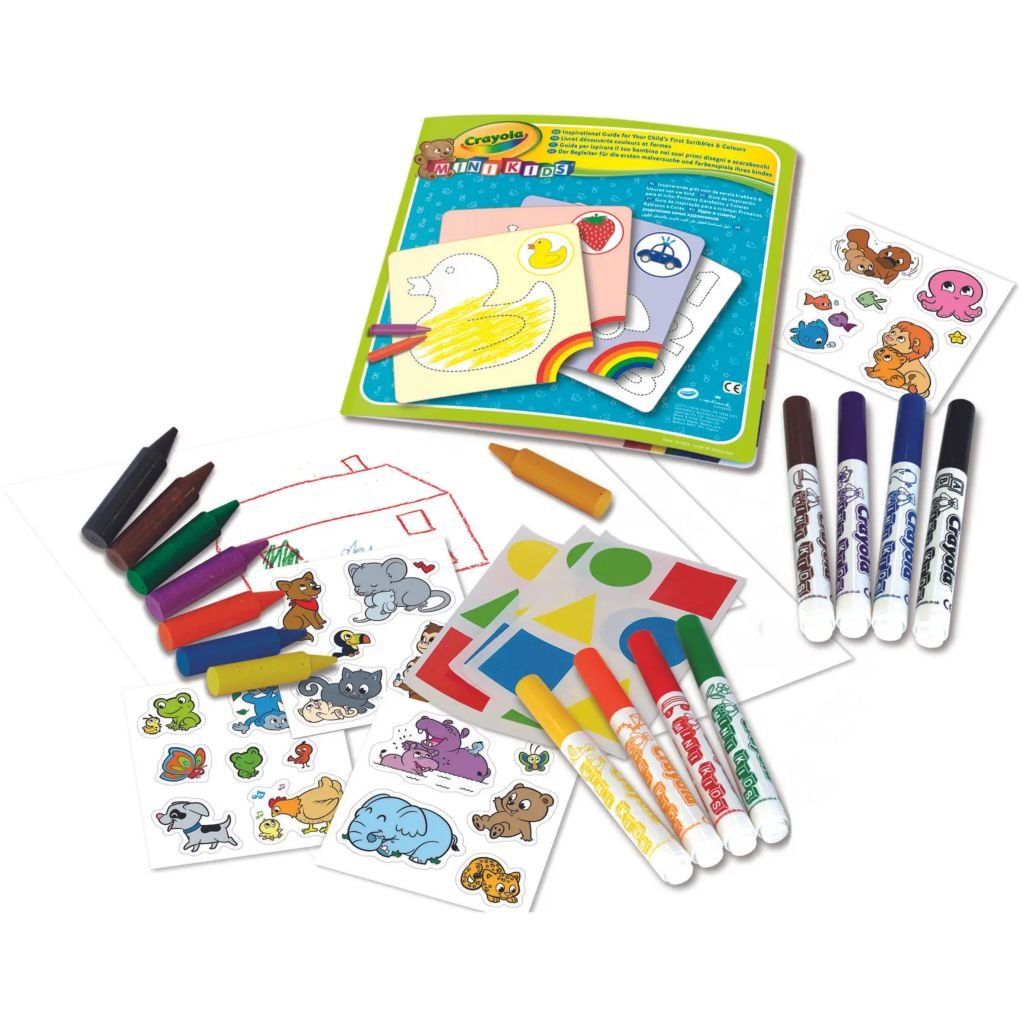 CRAYOLA Mini Kids Мій перший набір для малювання зі стикерами