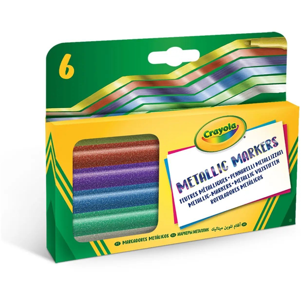 Набір фломастерів Metallic, 6 шт