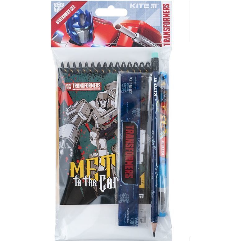 Набір канцтоварів, 4 предмети Kite Transformers