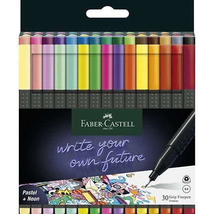 151630 РУЧКА GRIP 0,4ММ 30ШТ FINE PEN