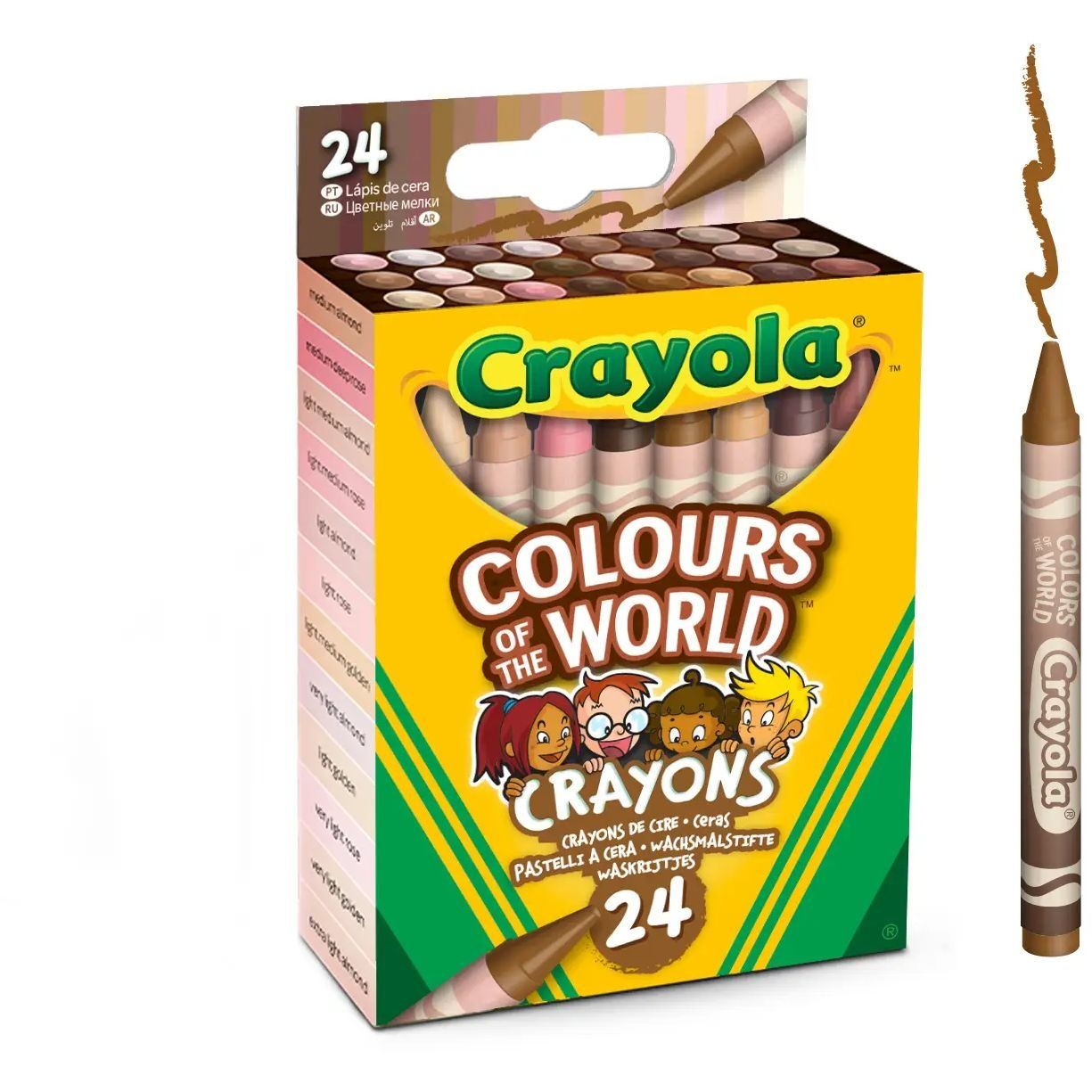 Colours of the World Набір воскової крейди, 24 шт