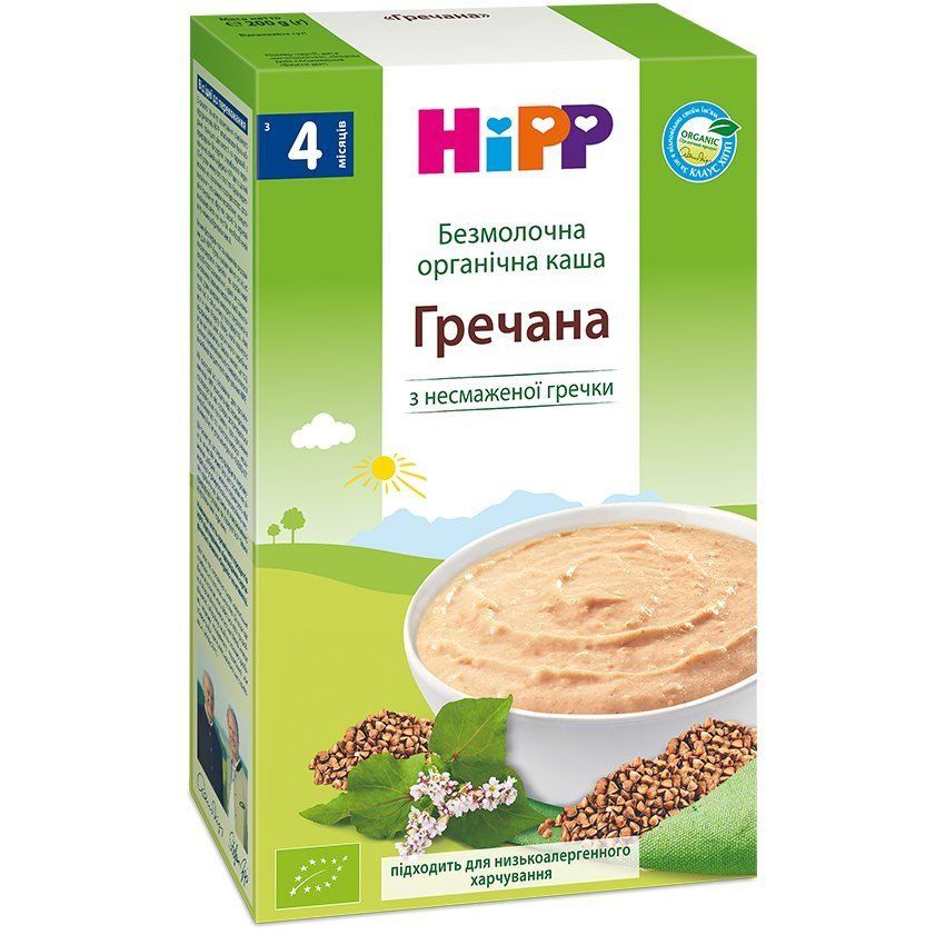 Безмолочна органічна каша "Гречана" HiPP