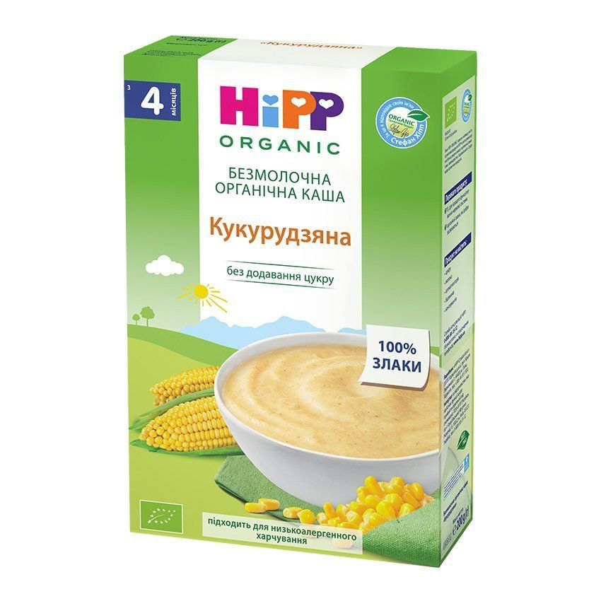 Безмолочна органічна каша "Кукурудзяна" HiPP