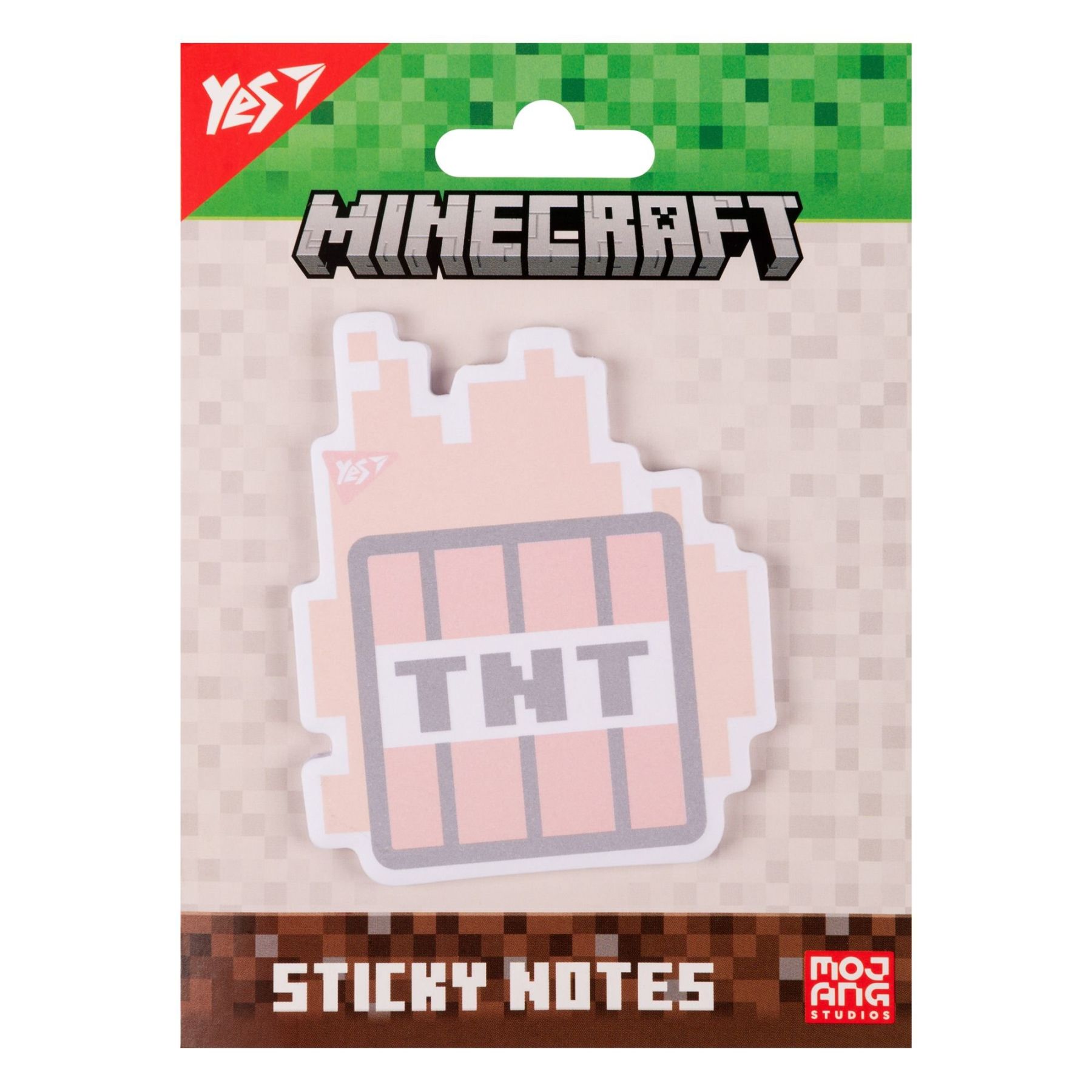 Папір з липким шаром Yes фігурний "Minecraft TNT" 40 аркушів