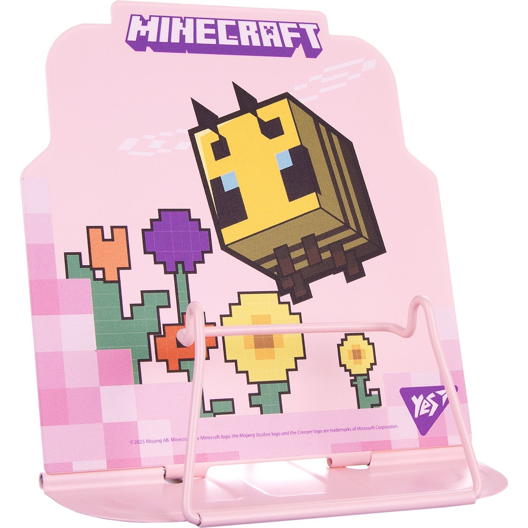 Підставка для книг фігурна Yes "Minecraft.Spring", метал з висічкою