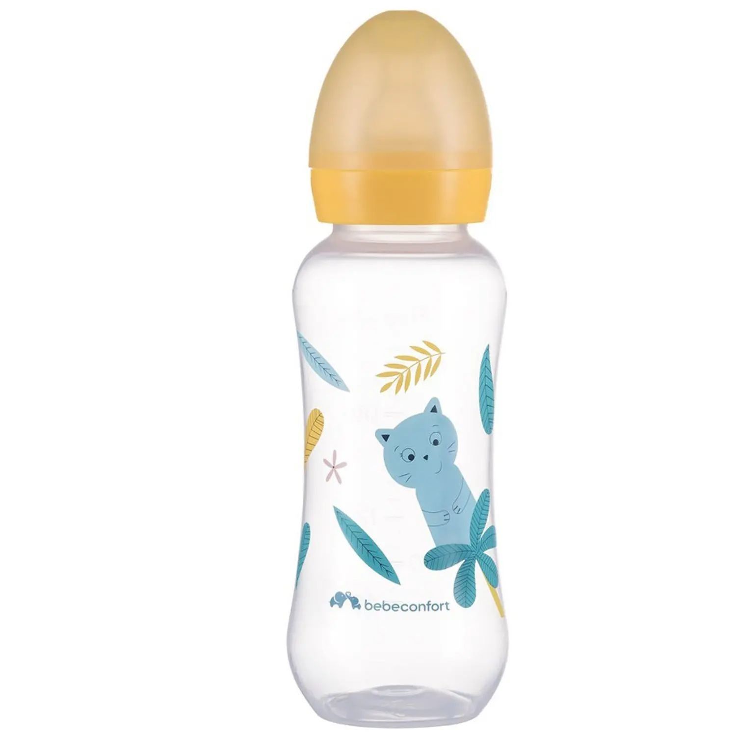 Пляшечка для годування BEBE CONFORT PP 240ML S.1 з силіконовою пустушкою Little Buddies