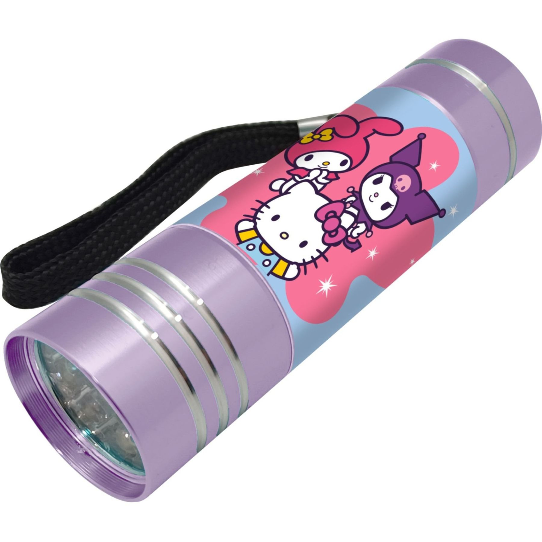 Різнокольоровий алюмінієвий світлодіодний ліхтарик Hello Kitty