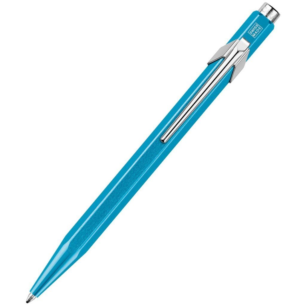 Ручка Caran d'Ache 849 Metal-X Блакитна + box