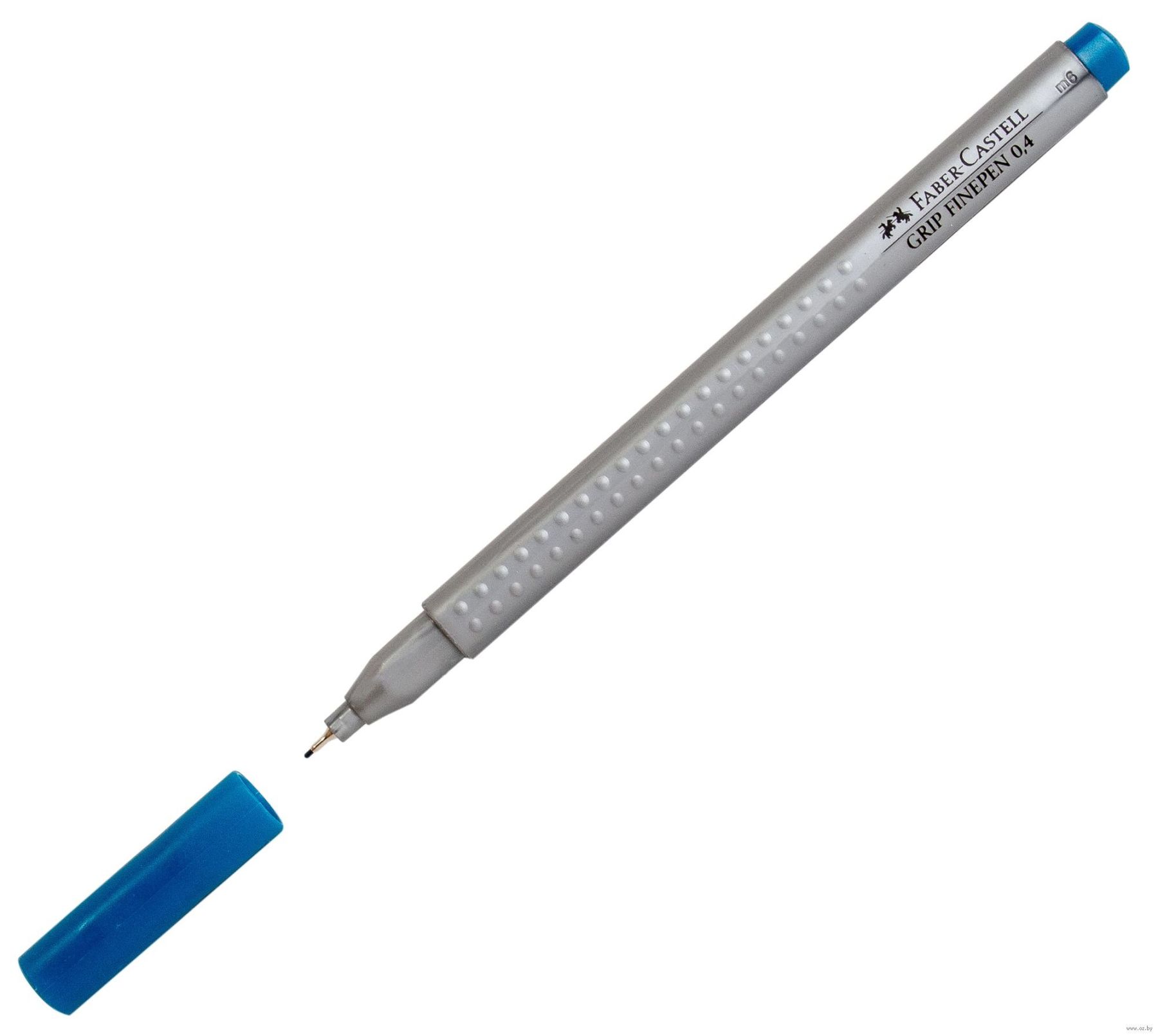 151653 Ручка капілярна Faber-Castell Grip Finepen 0,4 мм КОБАЛЬТ бірюзовий