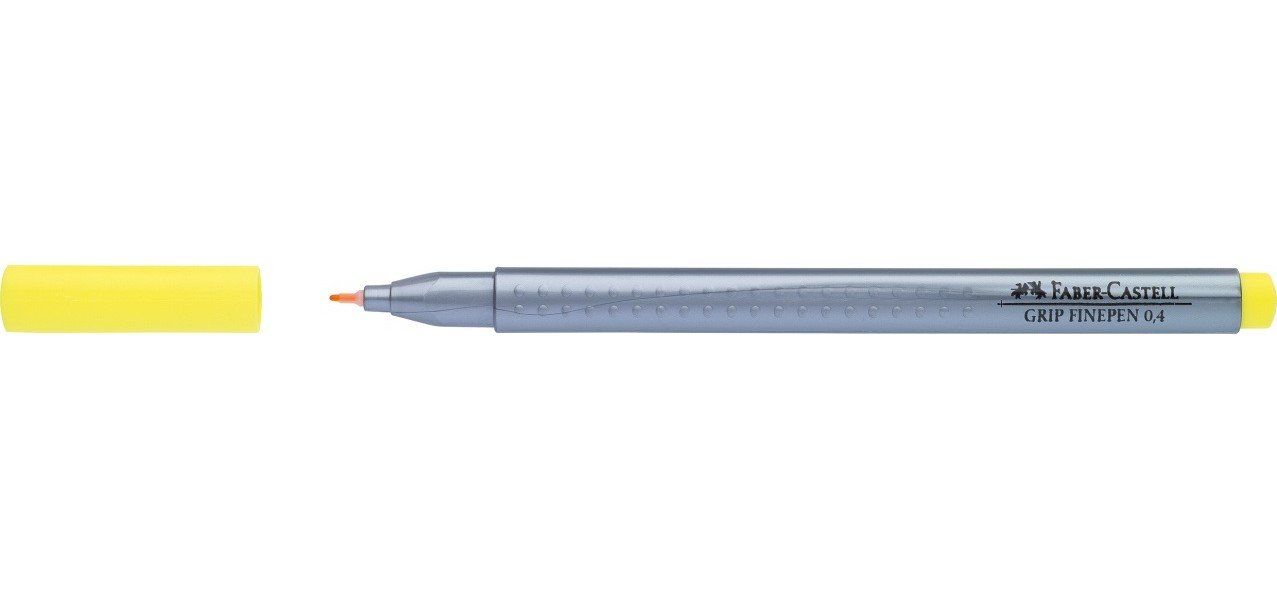 151607 РУЧКА GRIP 0,4 ЖОВТА FINE PEN