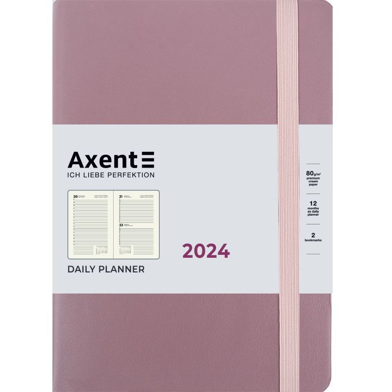 Щоденник 2024 Partner Soft 145*210, Earth Colors, рожевий