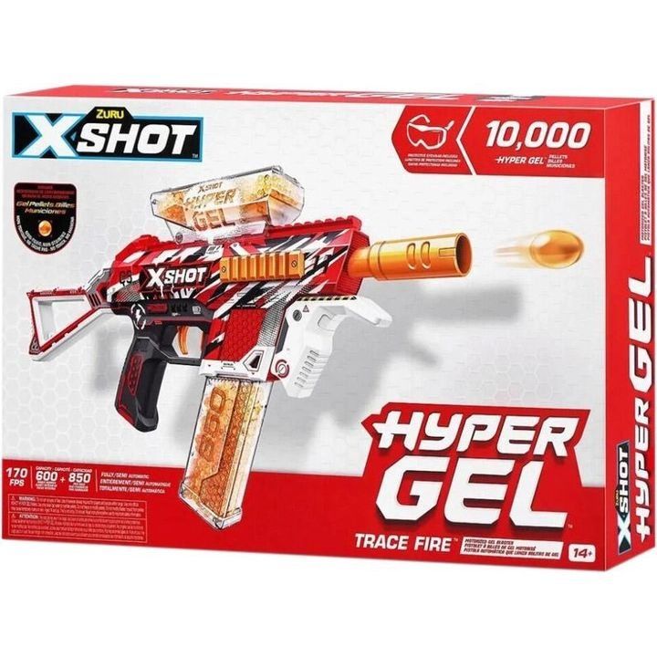 Швидкострільний бластер X-SHOT Hyper Gel medium (10 000 гелевих кульок), 36621R