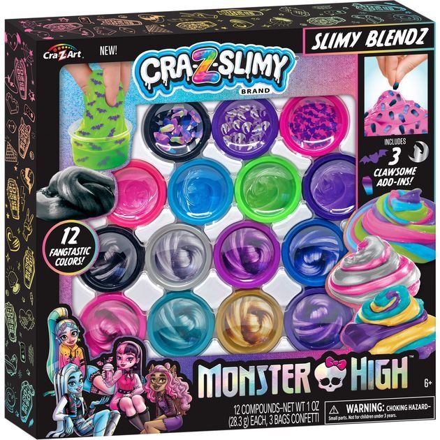 Слайм Cra-Z-Art Monster High Slimy Blendz, набір 19од