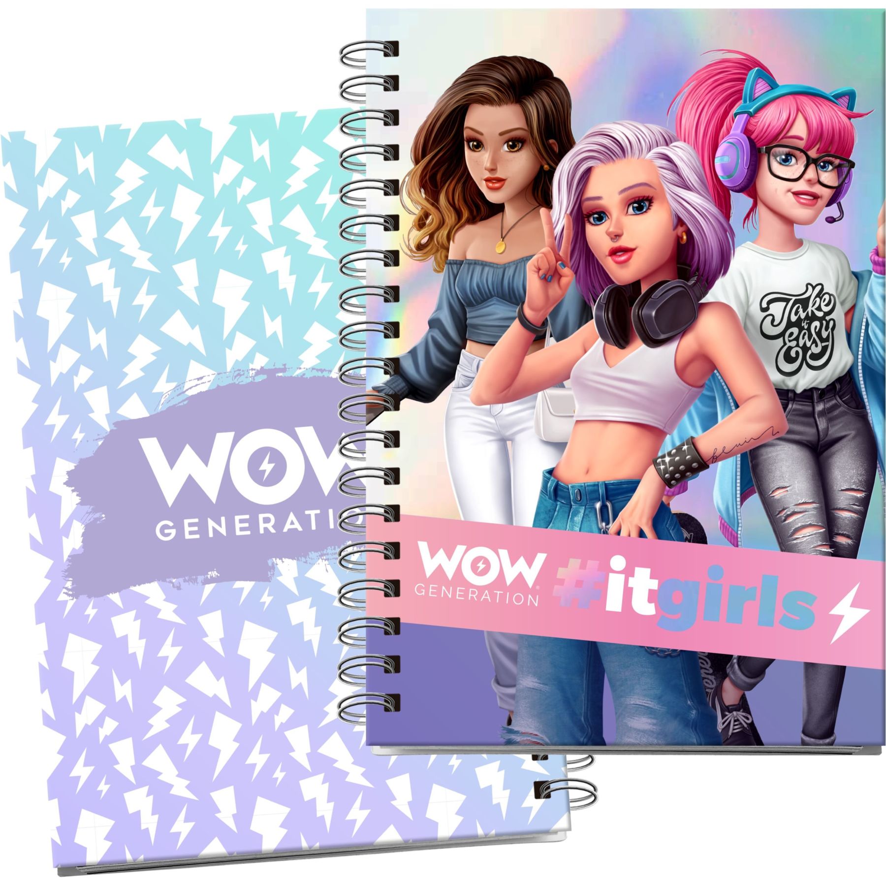 ЗОШИТ А5 ТВЕРДА ОБКЛАДИНКА 80 АРКУШІВ 100 GSM WOW GENERATION