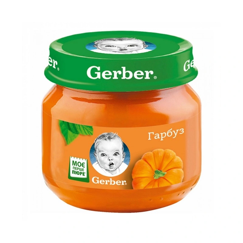 Пюре для дітей від 6міс овочеве Гарбуз Gerber с/б 80г