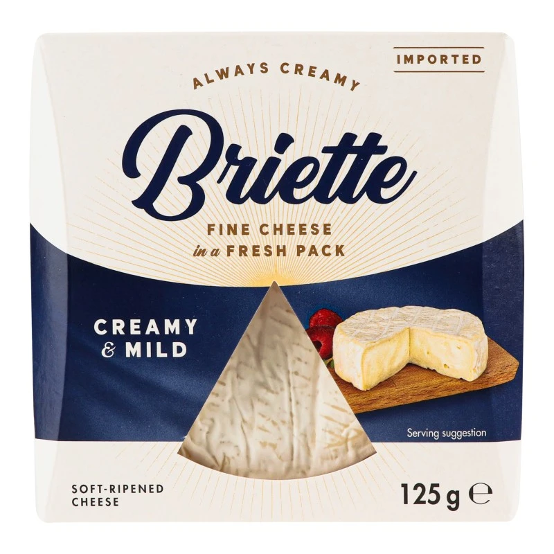 Сир 60% м&#039;який Creamy&amp;Mild Briette, 125г