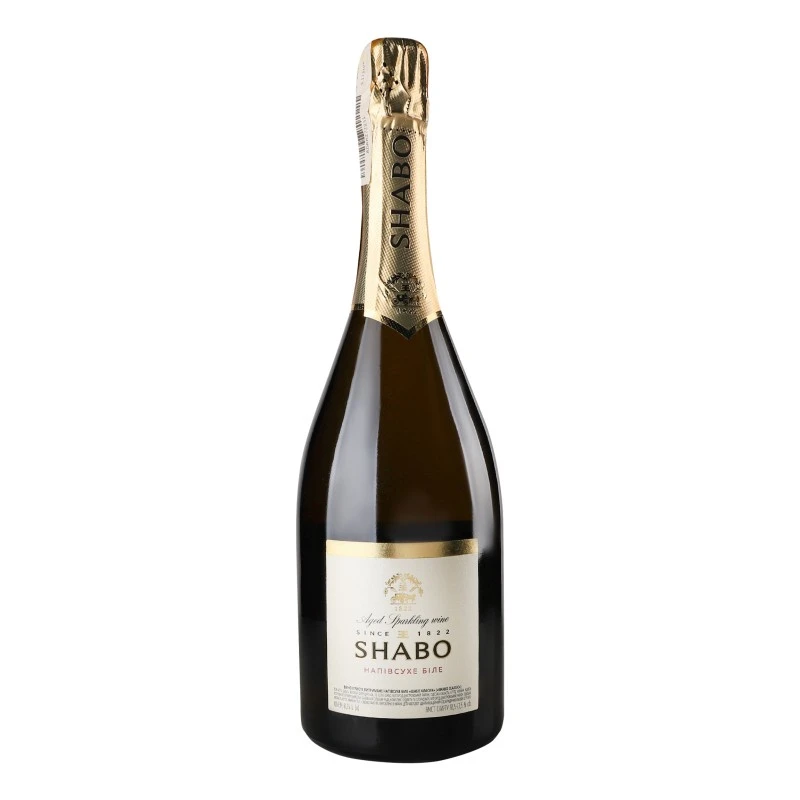 Вино ігристе біле напівсухе Classic Shаbo, 0.75 л