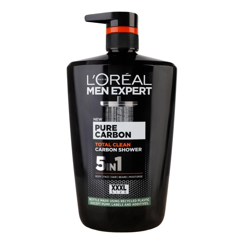 Гель для душу 5в1 Pure Carbon Men Expert L&#039;Oreal Paris, 1л