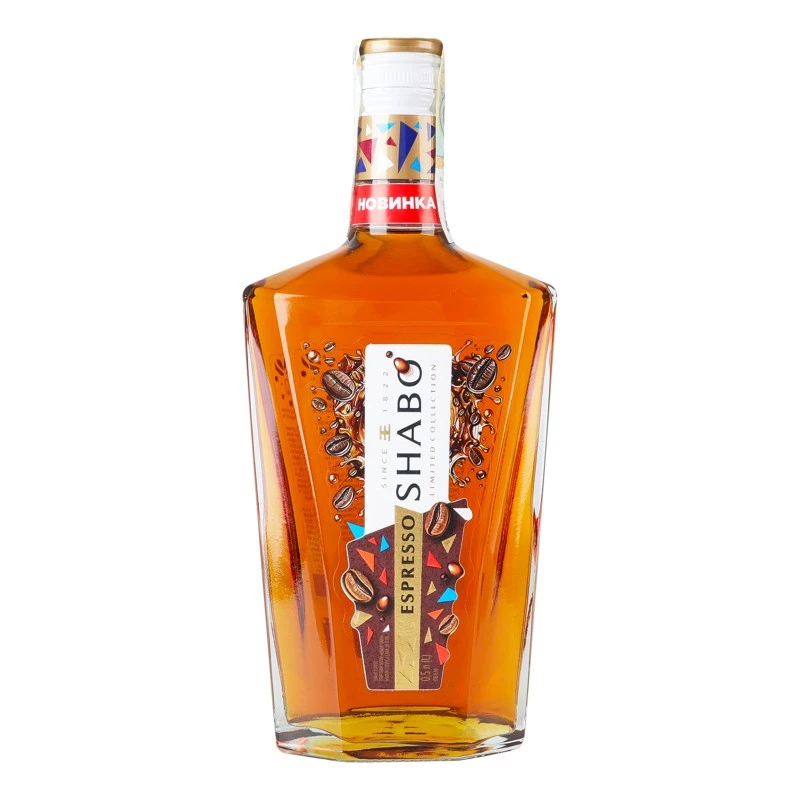 Напій спиртний 30% кава Shabo пл, 0.5 л