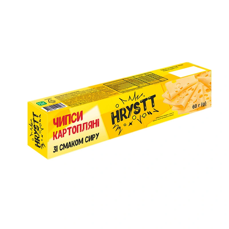 Чіпси зі смаком сиру Hrystt, 60 г