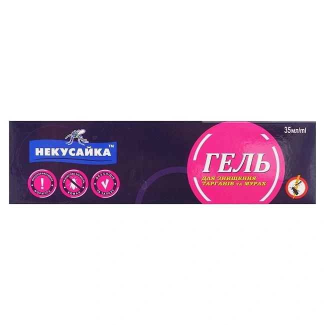 Гель від тарганів та мурах Некусайка, 35мл