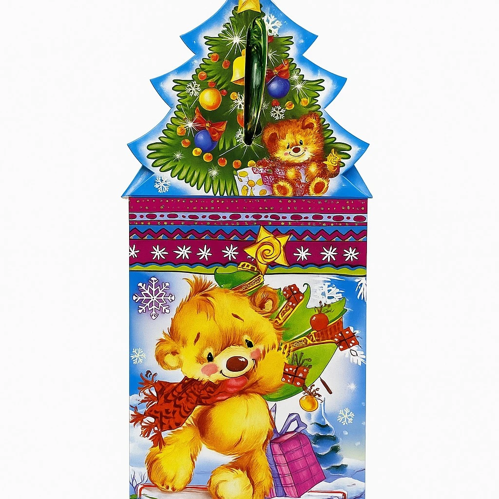 Новорічний подарунок Ведмедик Домінік, 350 г