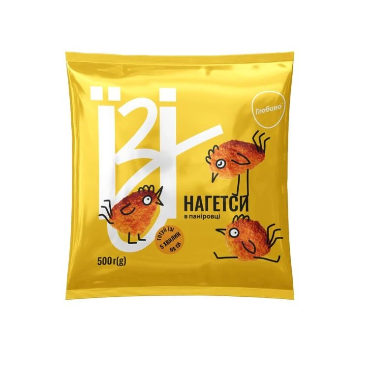 Нагетси заморожені в паніровці Їзі, 500г