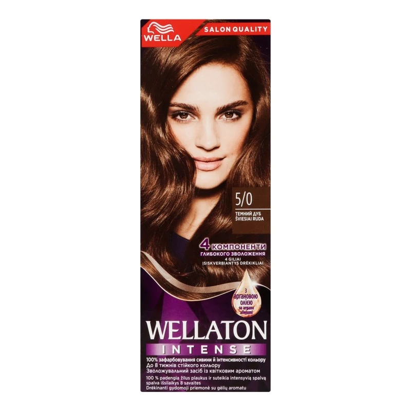 Крем-фарба для волосся Intense Wellaton 5/0 Wella, 1шт