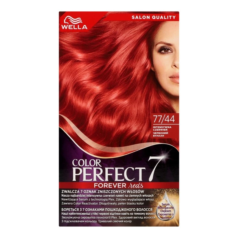 Крем-фарба для волосся Color Perfect 77/44 Вулканічний червоний  Wella, шт