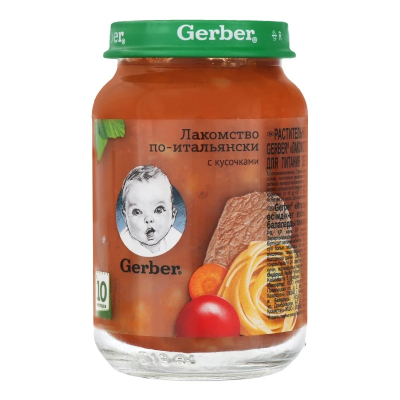 Пюре Ласощі по-італійськи Gerber, 190 г