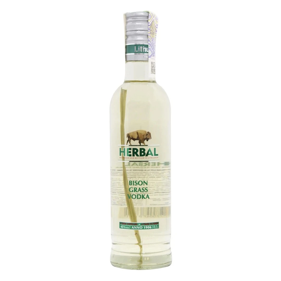 Напій алкогольний Bison Grass Herbal, 0.5 л