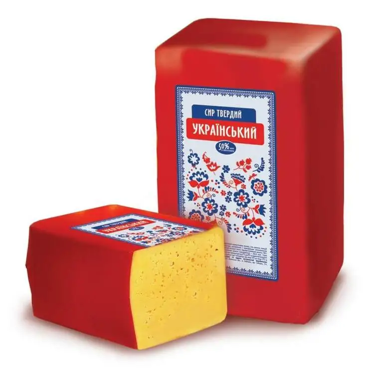 Сир твердий 50% Український Здорово