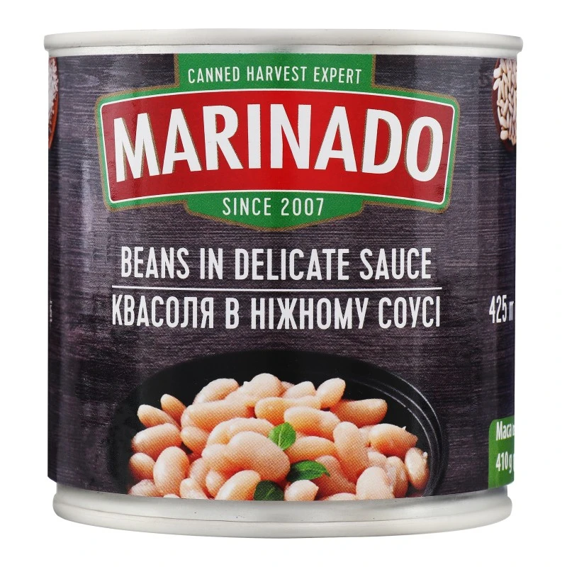 Консервована квасоля в ніжному соусі Маринадо, 425 мл