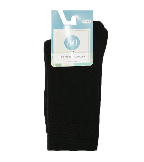 Шкарпетки чоловічі Лівий&amp;Правий 240 махра чорний, р.40-41