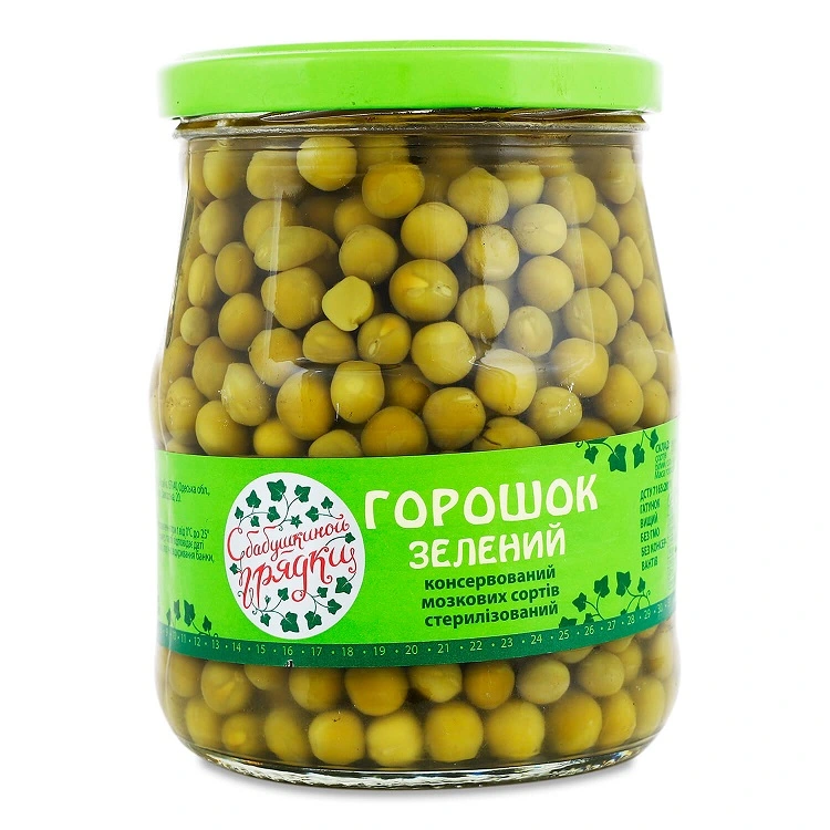 Консервований горошок З бабусиної грядки, 480 г