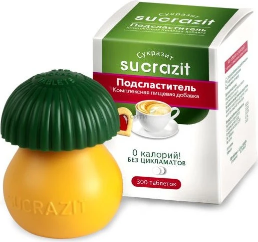 Цукрозамінник Mushroom Sukrazit, 300 шт/уп.