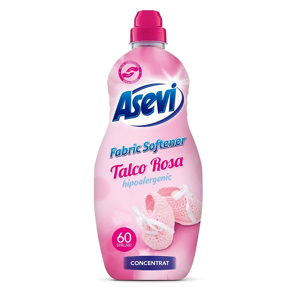 Кондиціонер-ополіскувач для прання Soft pink Asevi, 1.5 л