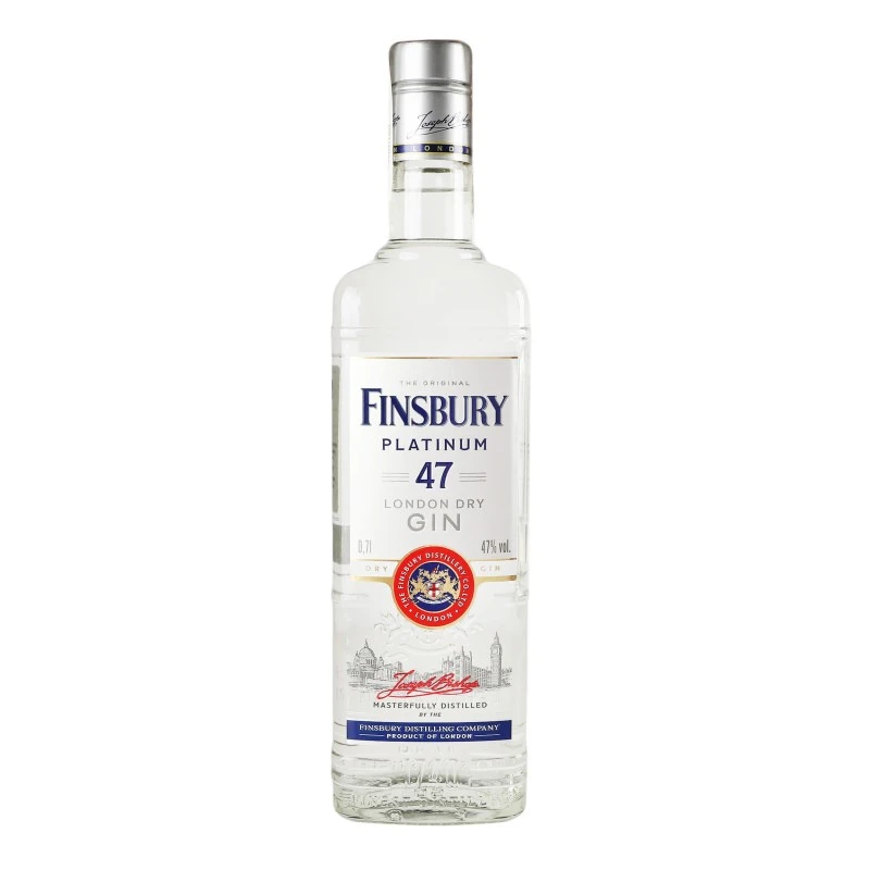 Джин Platinum London Dry Gin Finsbury, 0.7 л